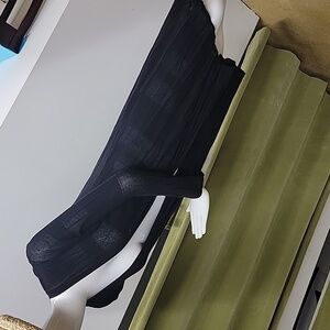 100% Viscose Lightweight Long Subtle Striped Cardigan Size Medium